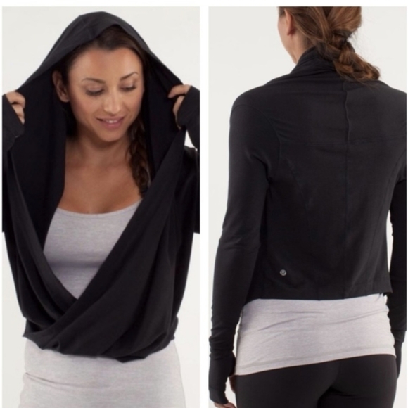 Lululemon Women's Iconic Wrap*Organic Cotton in Heathered White Size 4 - Picture 7 of 7